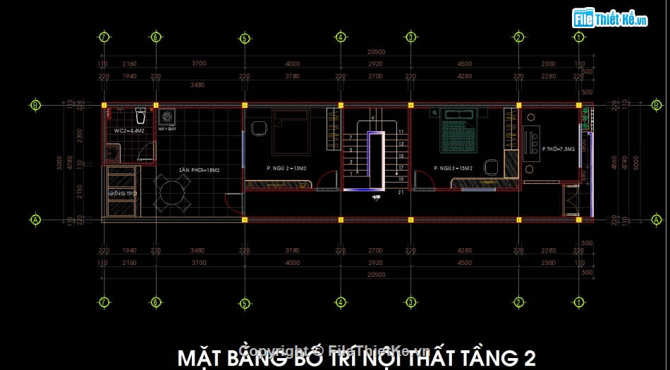 Nhà phố 5x20m,nhà phố 2 tầng,kiến trúc nhà phố 2 tầng,bản vẽ nhà phố đẹp
